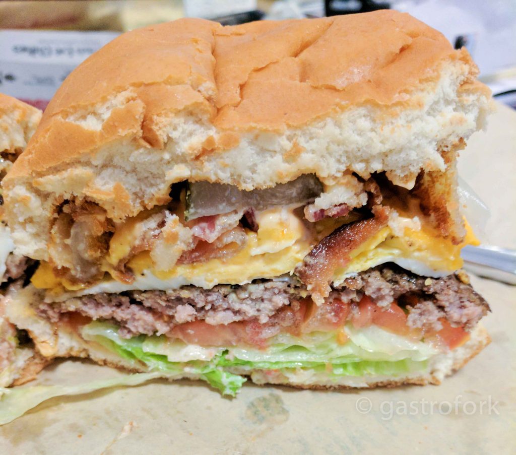super stack burger triple o's