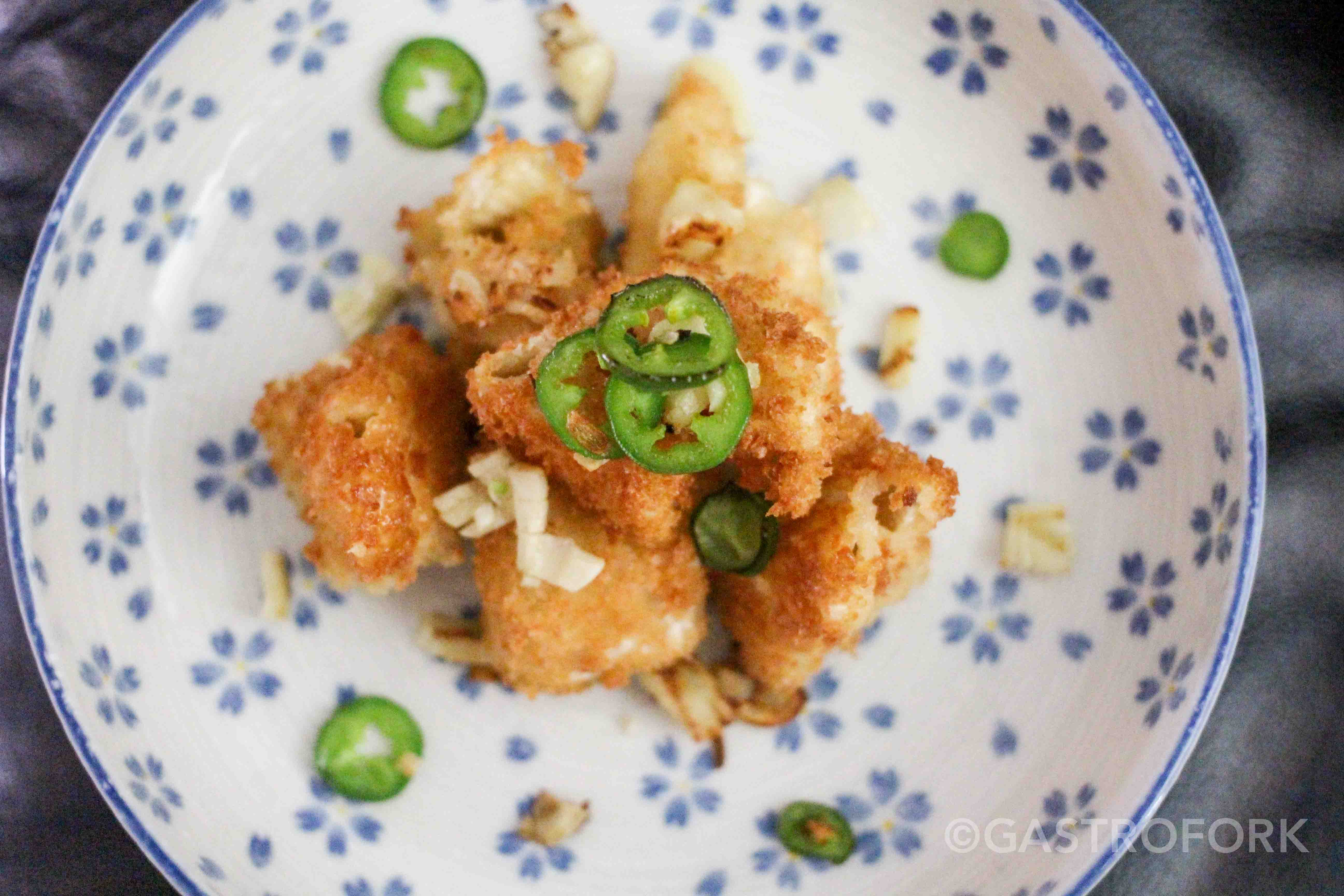 DeepFried Camembert Garlic Jalapeno Recipe gastrofork Vancouver