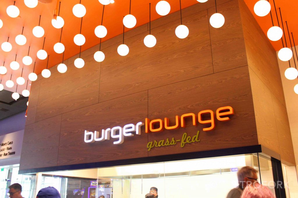 burger lounge at aria