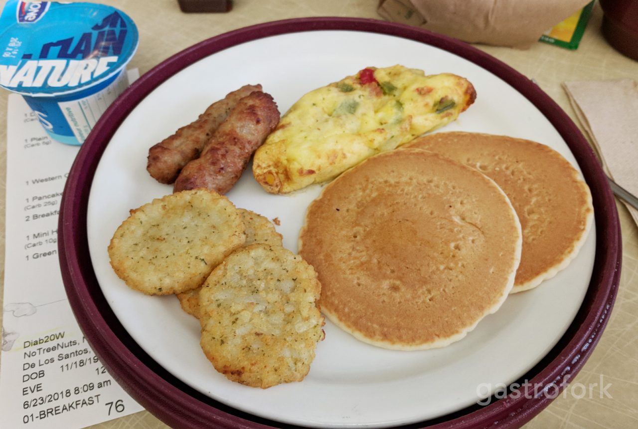 bc womens hospital food breakfast pancakes