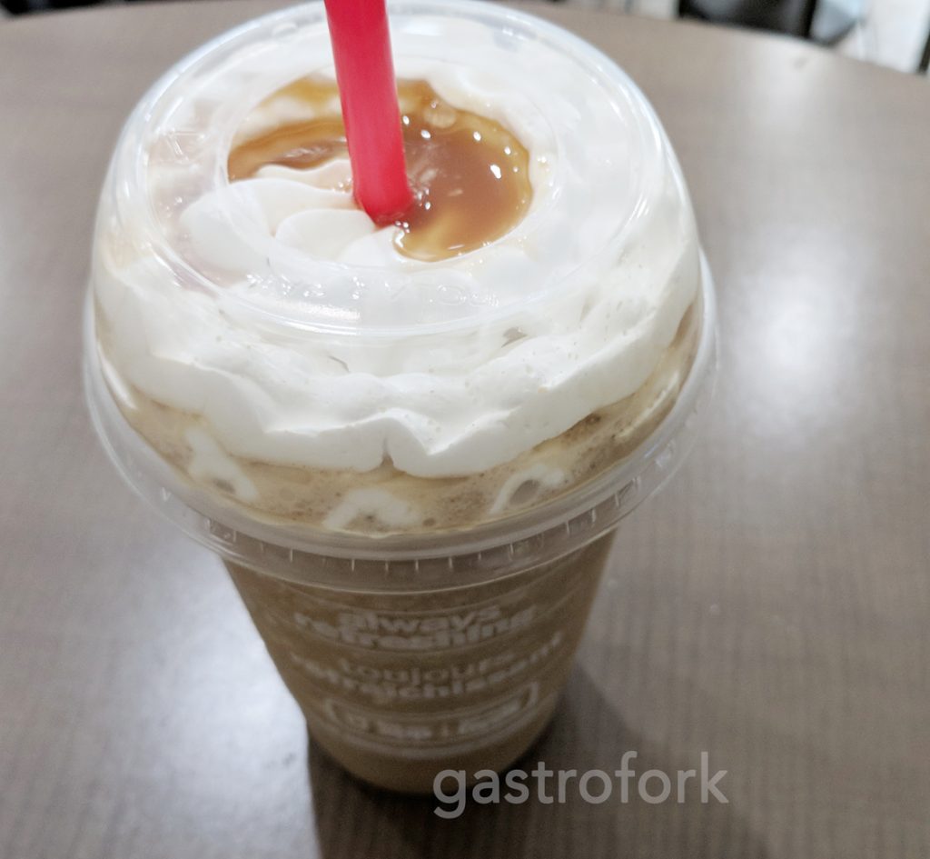 tim hortons salted caramel iced cappuccino