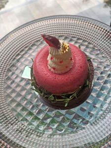 laurence and chico cafe vancouver black forest mousse tart