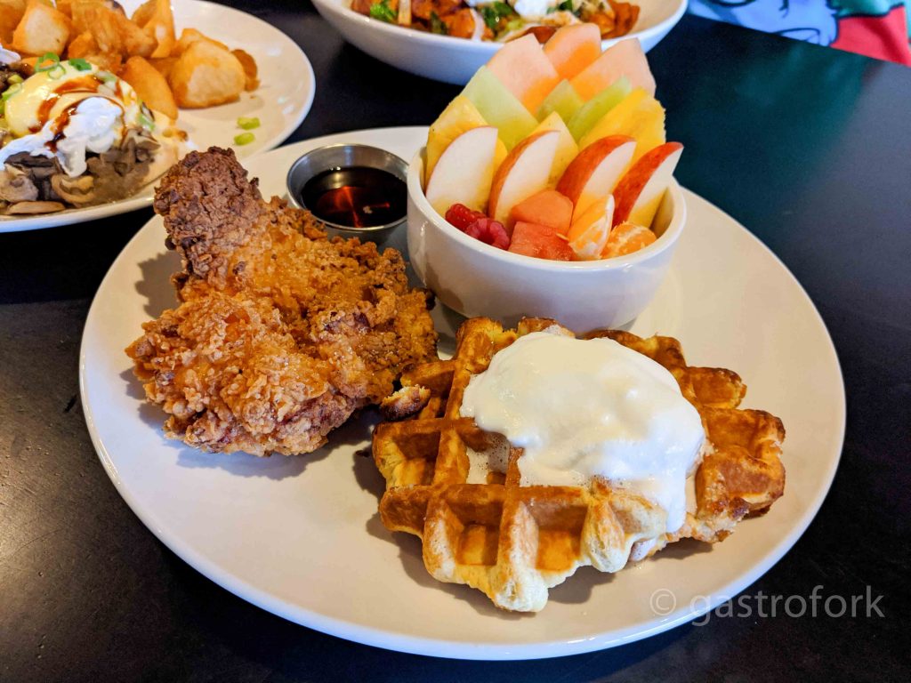 ham and eggman  chicken and waffles